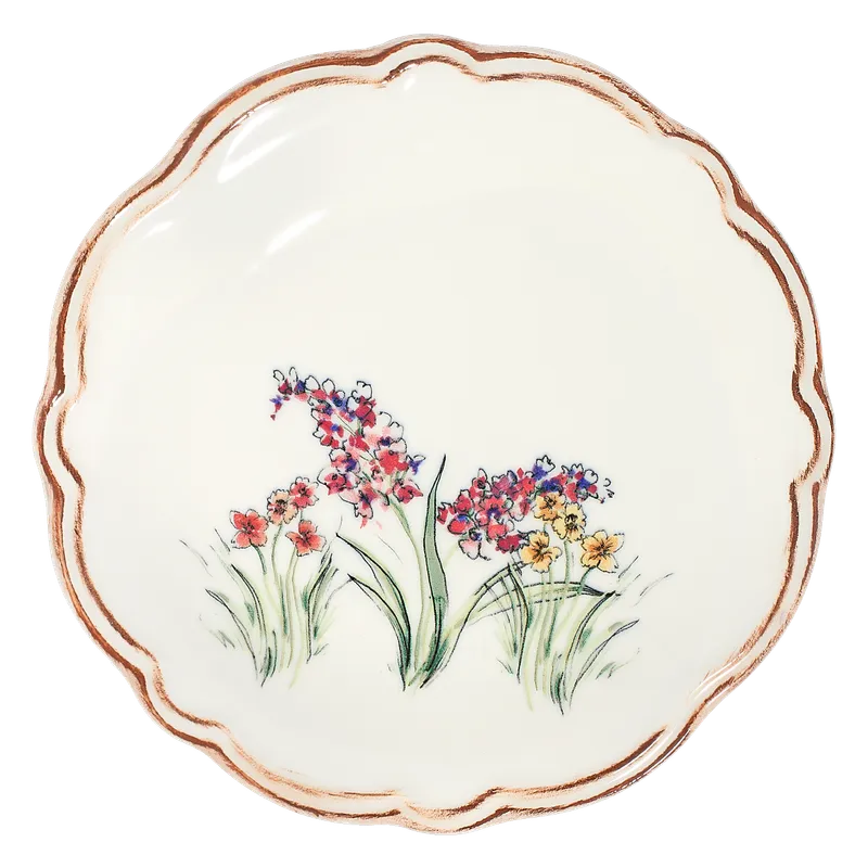 Amber Fulya mit Fuß, Amber Fulya Dessertteller 21 cm