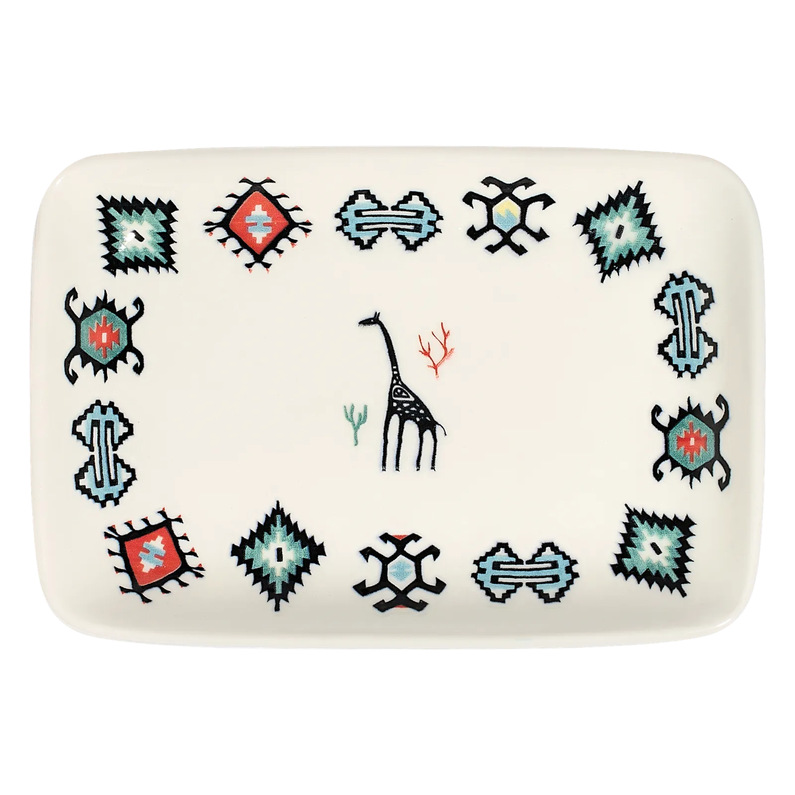 Hitit Piazza, fuente rectangular, Hitit Piazza, fuente rectangular de 21 cm (Jirafa)