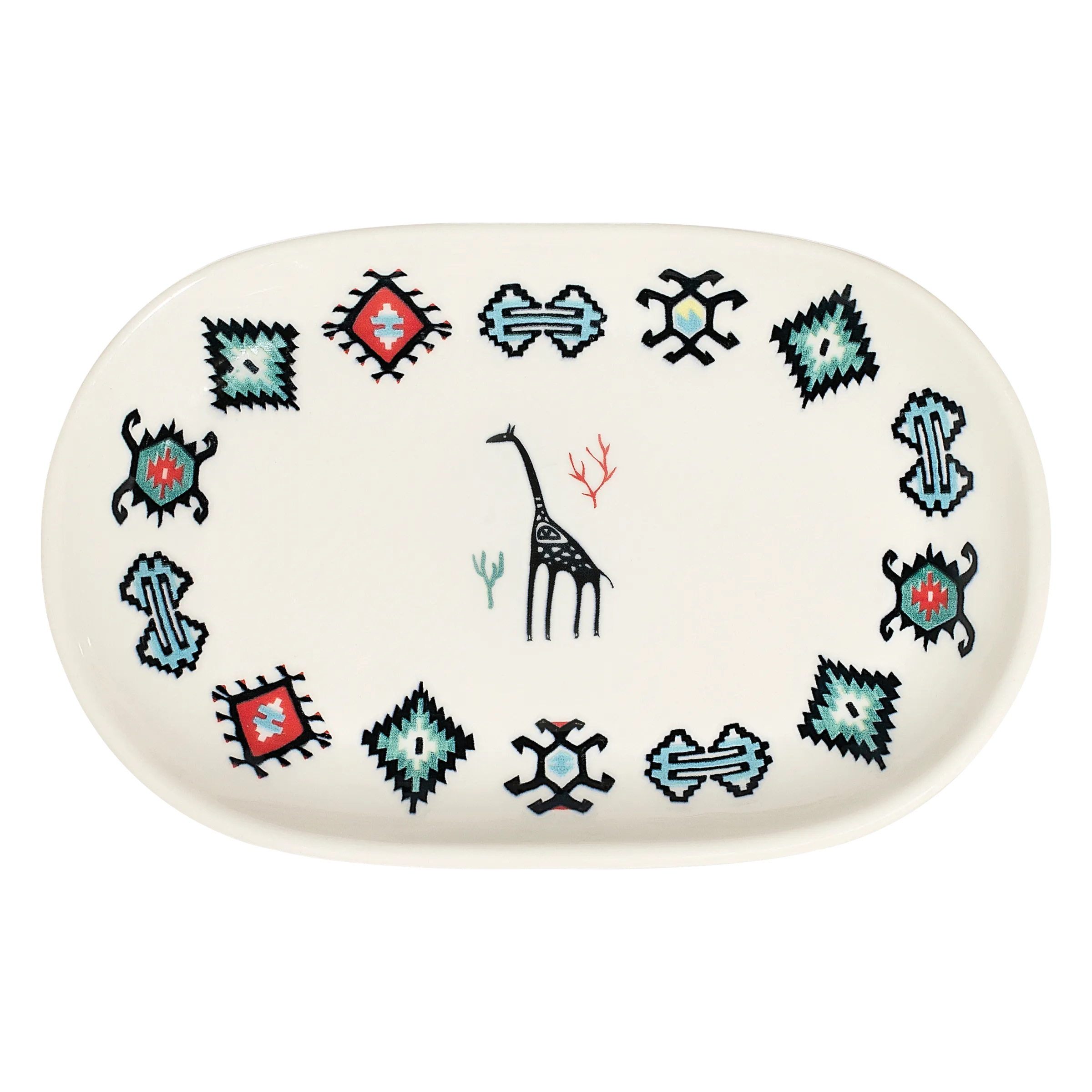 Hitit Tuval Ovale Platte, Hitit Tuval Ovale Platte 20 cm (Giraffe)