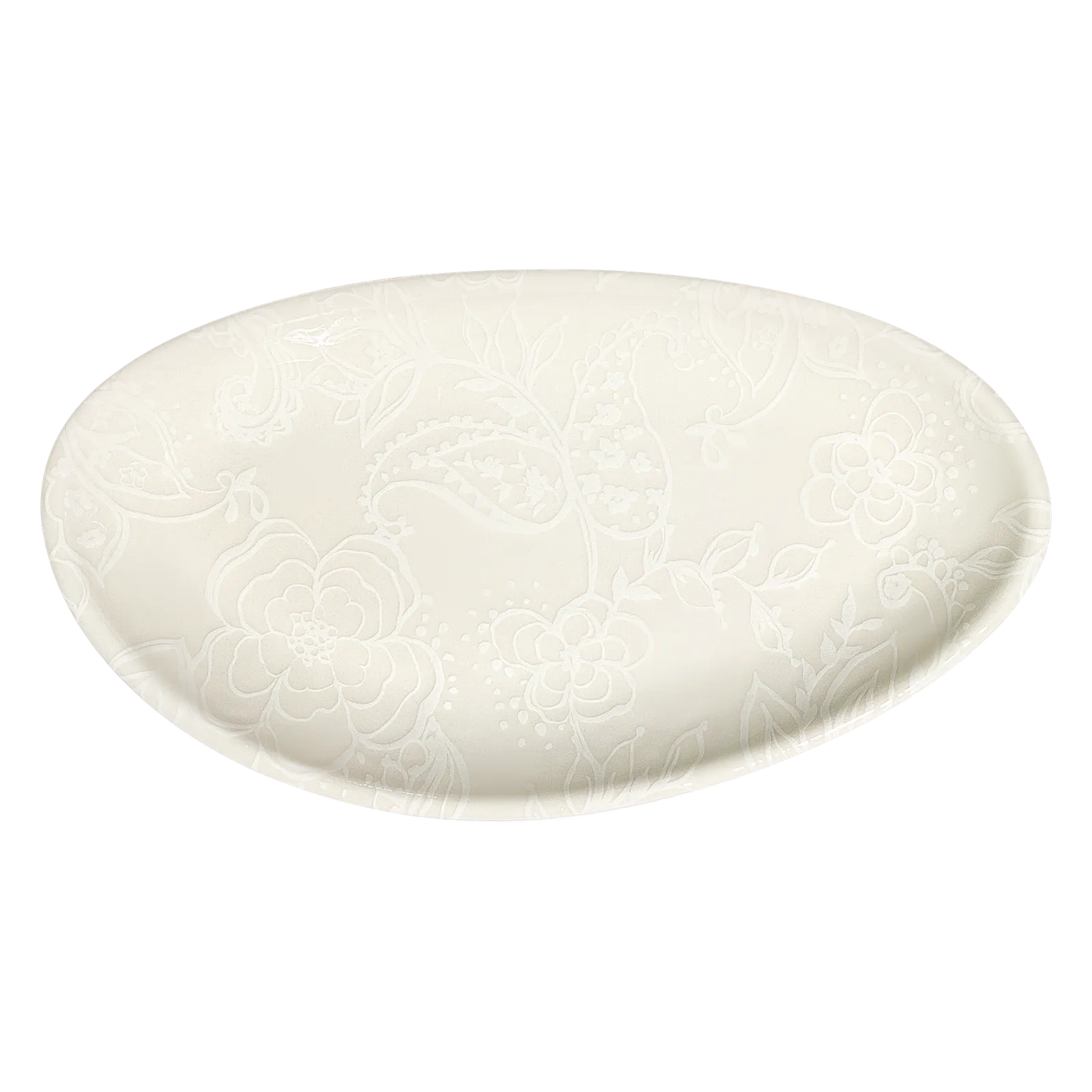 Lace Pebble, Lace Pebble Ovale Platte 21 cm