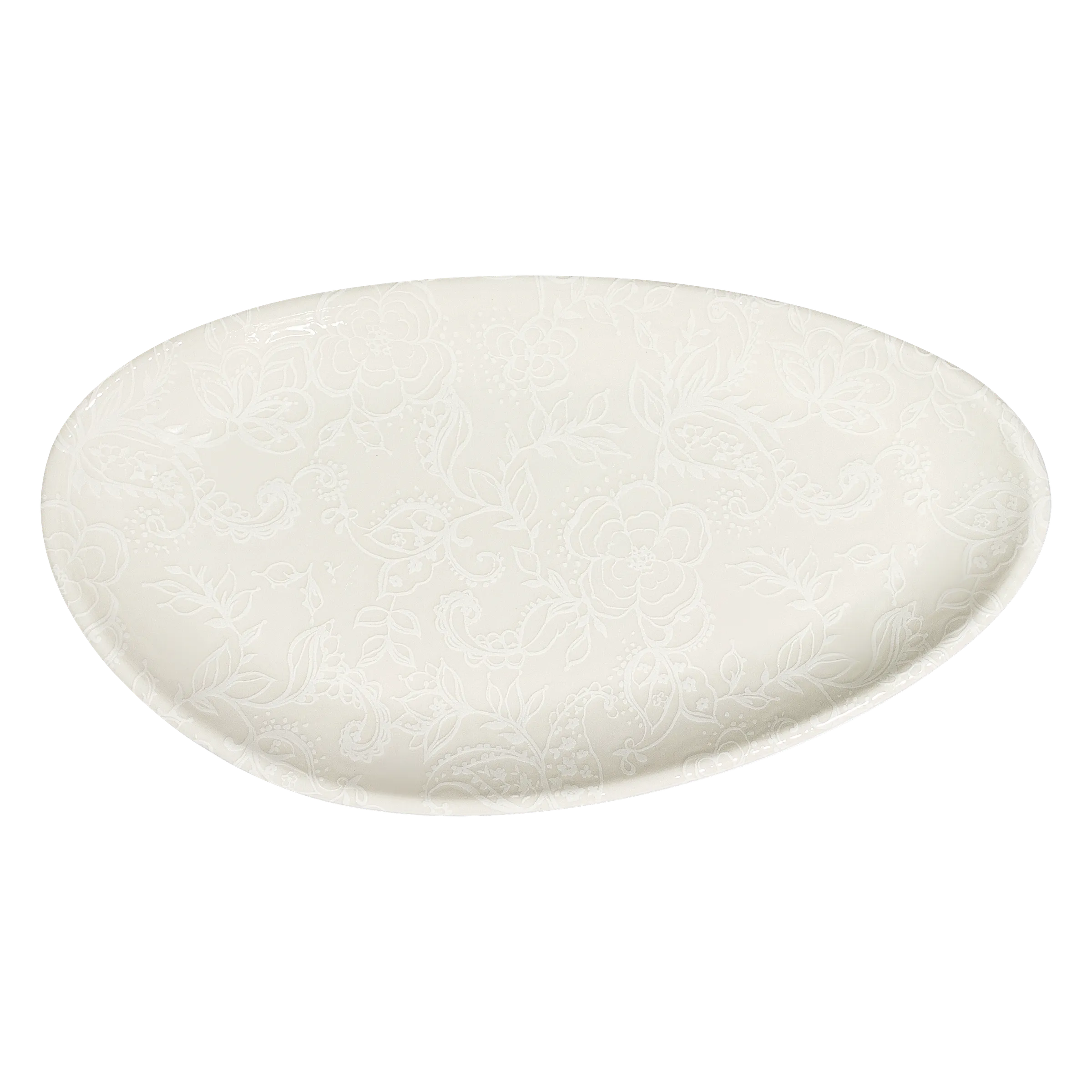 Lace Pebble, Lace Pebble Oval Platter 21 cm